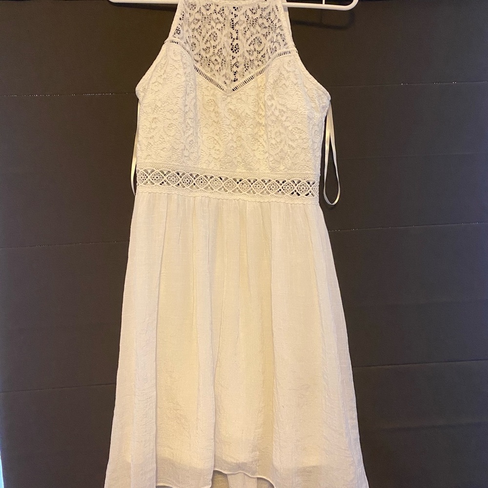 White simple dress